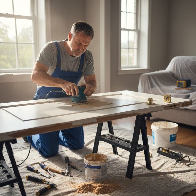Barn Doors Repair detail